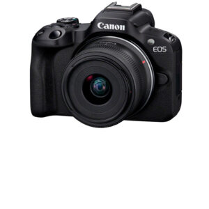 CANON EOS R50 Negra + RF-S 18-45 mm IS STM