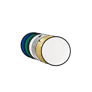 7 in 1 Reflectiescherm Goud, Zilver, Zwart, Wit, Transparant, Blauw, Groen 60cm