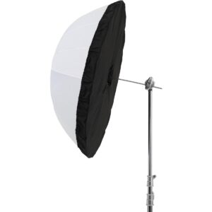 105cm Zwart en Zilver Diffuser voor Parabolische Paraplu