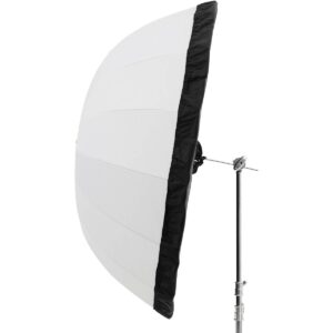 165cm Zwart en Zilver Diffuser voor Parabolische Paraplu