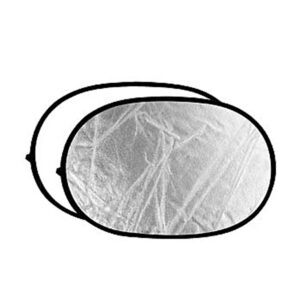 Zilver & Wit Reflector Disc 60x90cm