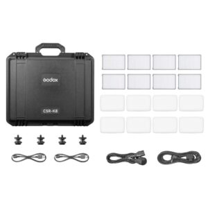 C5R K8 Mobile RGB LED 8 Light Kit with Charging Case