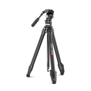 Zero V Carbon Travel Tripod with Video Head