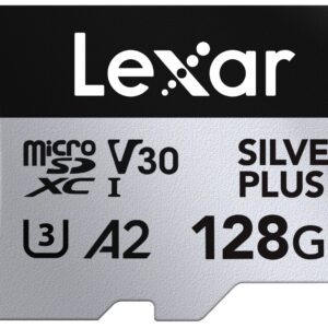microSDXC Silver Plus UHS-1 128GB V30 R205/W150MB/s