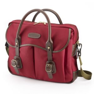 Thomas Brief Case - Burgundy/Chocolate
