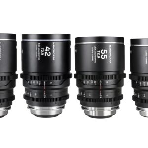 Nanomorph LF 4-Lens Bundle  (32mm, 42mm, 55mm, 85mm) (Silver) - Arri PL/ Canon EF