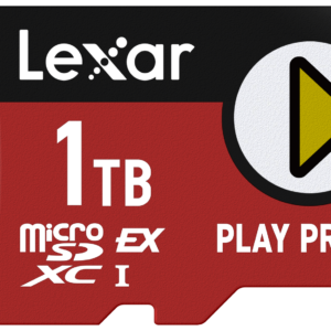 microSD Express 7.1 PLAY Pro 1TB up to R900/W600MB/s (104MB/s with UHS-I)