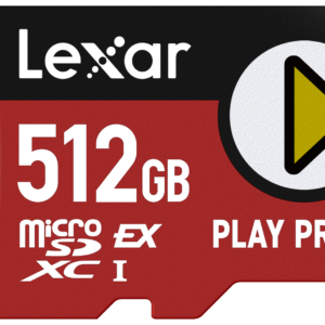 microSD Express 7.1 PLAY Pro 512GB up to R900/W600MB/s (104MB/s with UHS-I)
