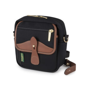 Pola Stowaway - Black / Tan leather
