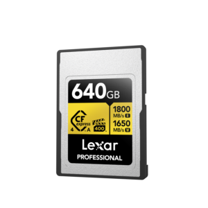 CFexpress PRO Type A Gold 4.0 Series 640GB R1800/W1650MB/s - VPG400