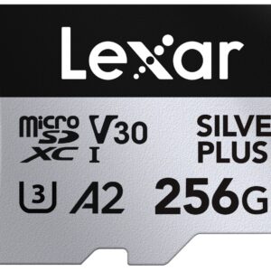 microSDXC Silver Plus UHS-1 256GB V30 R205/W150MB/s