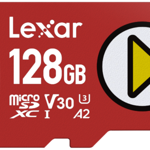 microSDXC PLAY UHS-I 128GB V30 R205/W140MB/s