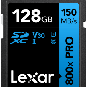 SDXC 800x PRO Blue Series 128GB UHS-1 V30 - Read 150MB/s