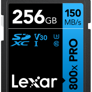 SDXC 800x PRO Blue Series 256GB UHS-1 V30 - Read 150MB/s