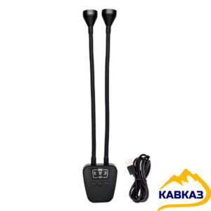 KAVKAZ Luz led macro con doble brazo flexible con brillo ajustable de 10 niveles