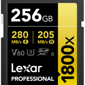 SD Pro Gold Series UHS-II 1800x 256GB V60