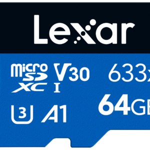microSD Blue Series UHS-I 633x 64GB V30
