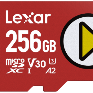 microSDXC PLAY UHS-I 256GB V30 R205/W140MB/s
