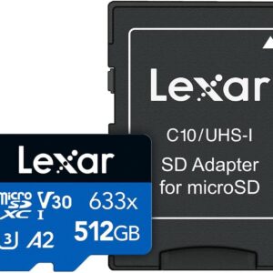 microSD Blue Series UHS-I 633x 512GB V30