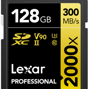 SD Pro Gold Series UHS-II 2000x 128GB V90