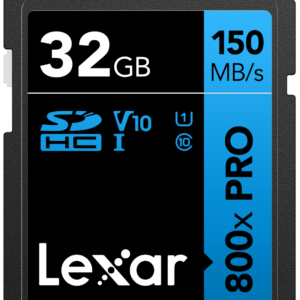 SDHC 800x PRO Blue Series 32GB UHS-1 V10 - Read 150MB/s