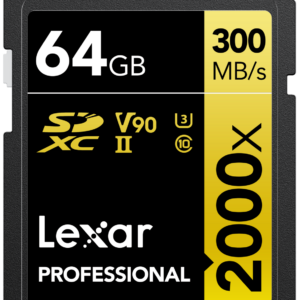 SD Pro Gold Series UHS-II 2000x 64GB V90