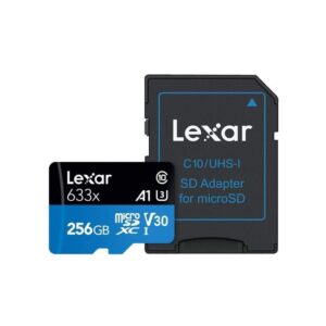 microSD Blue Series UHS-I 633x 256GB V30