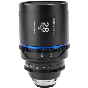 Proteus 2X Anamorphic 28mm T2 - Blue (Meters) - Arri PL/Canon EF