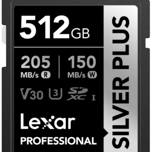 SD Silver Plus UHS-1 512GB V30 R205/W150MB/s