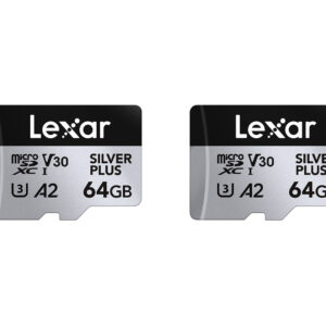 microSDXC Silver Plus UHS-1 64GB V30 R205/W100MB/s - 2PACK