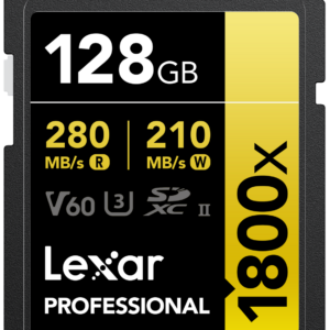 SD Pro Gold Series UHS-II 1800x 128GB V60