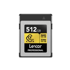 CFexpress PRO Type B GOLD 4.0 series 512GB - R3600/W3300MB/s