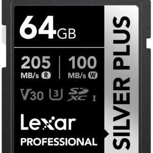 SD Silver Plus UHS-1 64GB V30 R205/W100MB/s