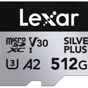 microSDXC Silver Plus UHS-1 512GB V30 R205/W150MB/s