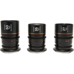 Nanomorph S35 Prime 3-Lens Bundle (27,35,50mm) (Amber) Sony E