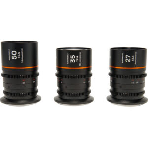 Nanomorph S35 Prime 3-Lens Bundle (27,35,50mm) (Amber) Canon RF