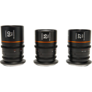 Nanomorph S35 Prime 3-Lens Bundle (27mm, 35mm, 50mm) (Amber) DL