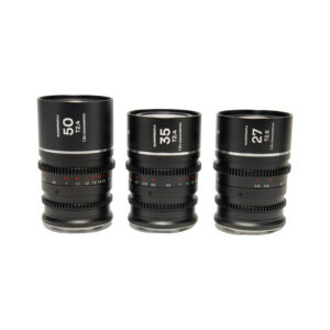 Nanomorph S35 Prime 3-Lens Bundle (27,35,50mm) (Silver) MFT