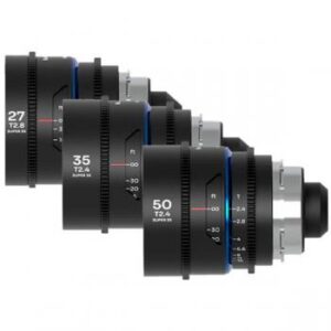 Nanomorph S35 Prime 3-Lens Bundle (27,35,50mm) (Blue) PL + EF