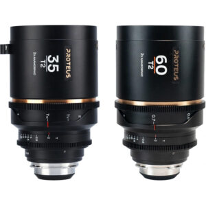 Proteus 2X Anam. 2-Lens (35mm, 60mm) - Amber (FEET) - PL+EF
