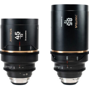 Proteus 2X Anam. 2-Lens (45mm, 85mm) - Amber (FEET) - PL+EF