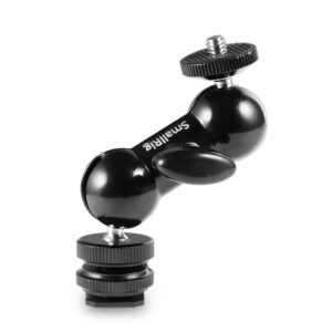 1135 Cool-Ballhead-V1 Multi-function Double BallHead w/ shoe mount & 1/4" screw